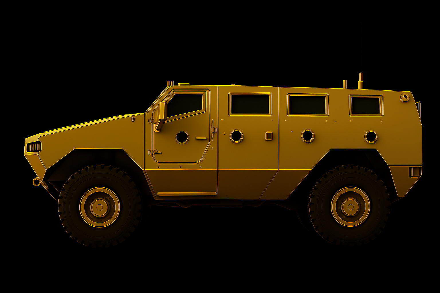 MRAP Side View